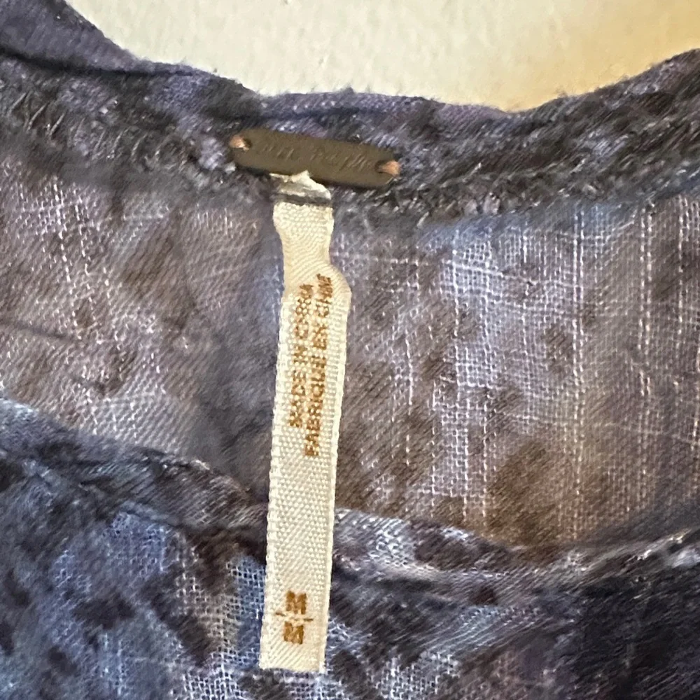 Free People Asymmetrical Purple Tank Top - Picture 2 of 3
